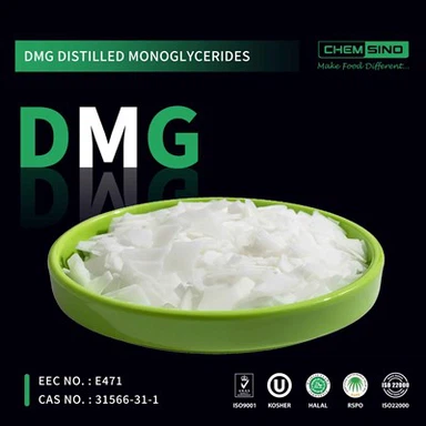 Monoglyceride Halal Driogtha DMG Flake Uimh. CAS 123-94-4