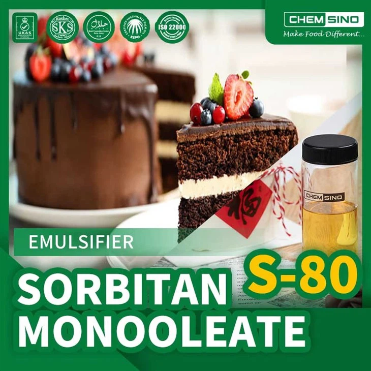 Emulsifier Sorbitan Monooleate Uses In Food And Cosmetics