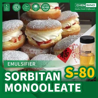 Monooleate sorban ardcháilíochta don tionscal bia