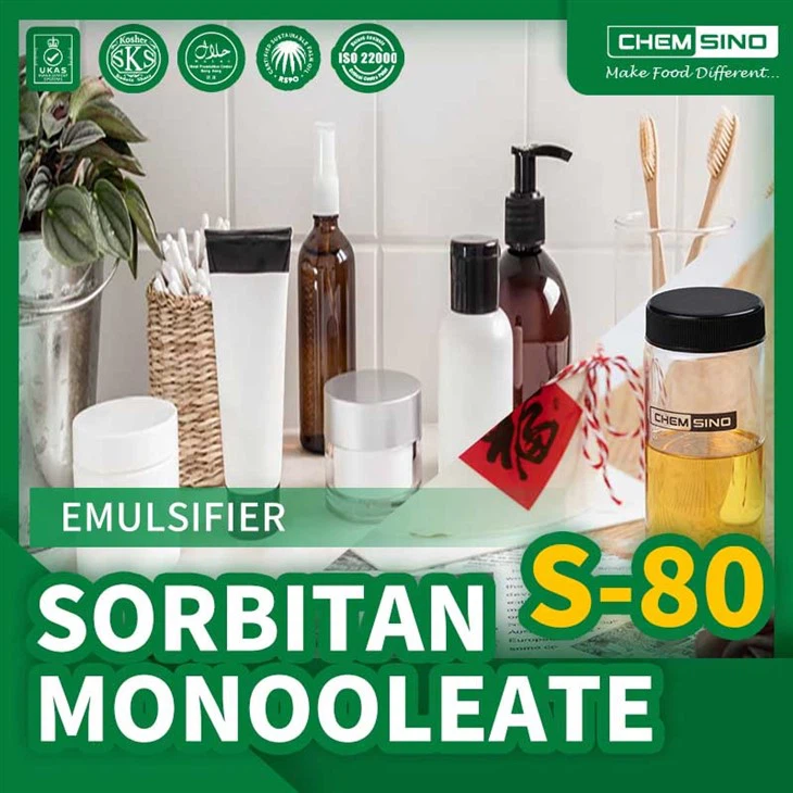 Eiblitheoir foirfe monooleate sorban do chosmaidí